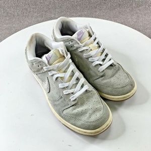 Nike Dunk Low Skinny Premium Sail Metallic Gum Womens 7.5 Gray White Sneaker Sue